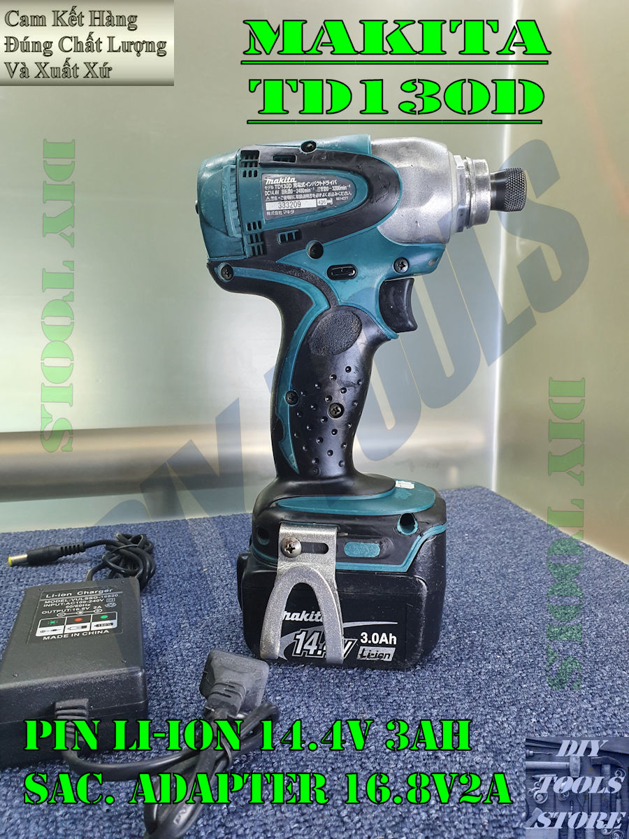 Máy Bắn Vít Makita TD130D Nội Địa Nhật Nguyên Zin, Hoạt Động Ổn Định , Ngoại Hình Mới 90%(Máy Khoan Và Bắn Vít Cầm Tay)(DIY TOOLS)