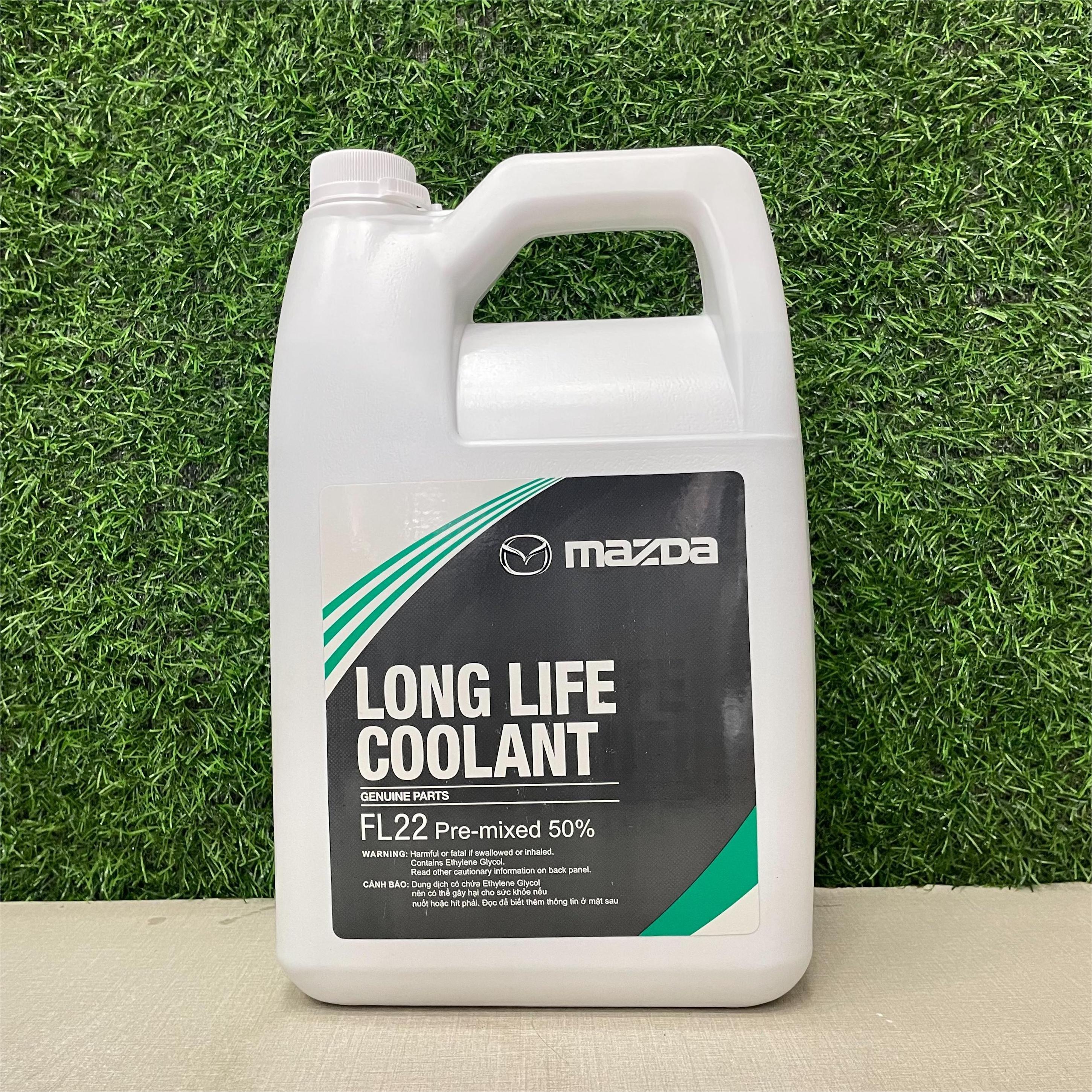 [ CHÍNH HÃNG ] Nước Làm Mát Pha Sẵn 50% MAZDA FL22 Màu Xanh Lá - Dành Cho Xe Mazda và Kia (4 Lít)
