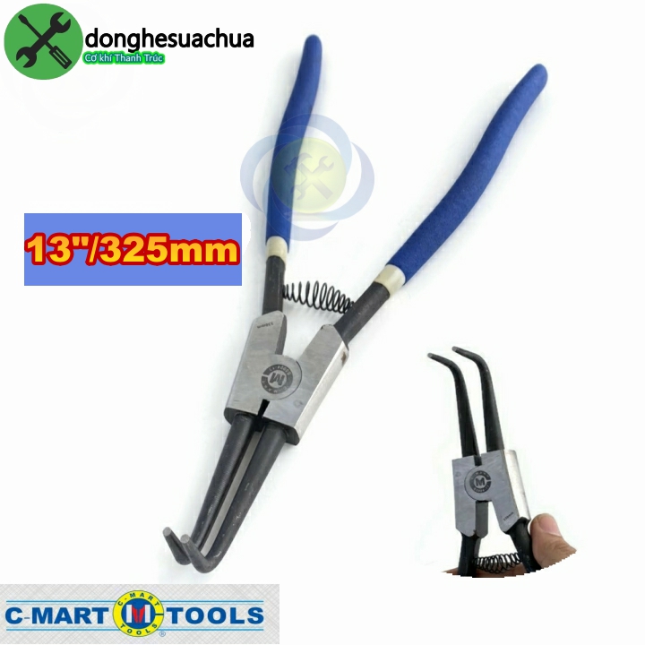 Kìm mở phe ngoài miệng cong 325mm c-mart b0024-13 13inch
