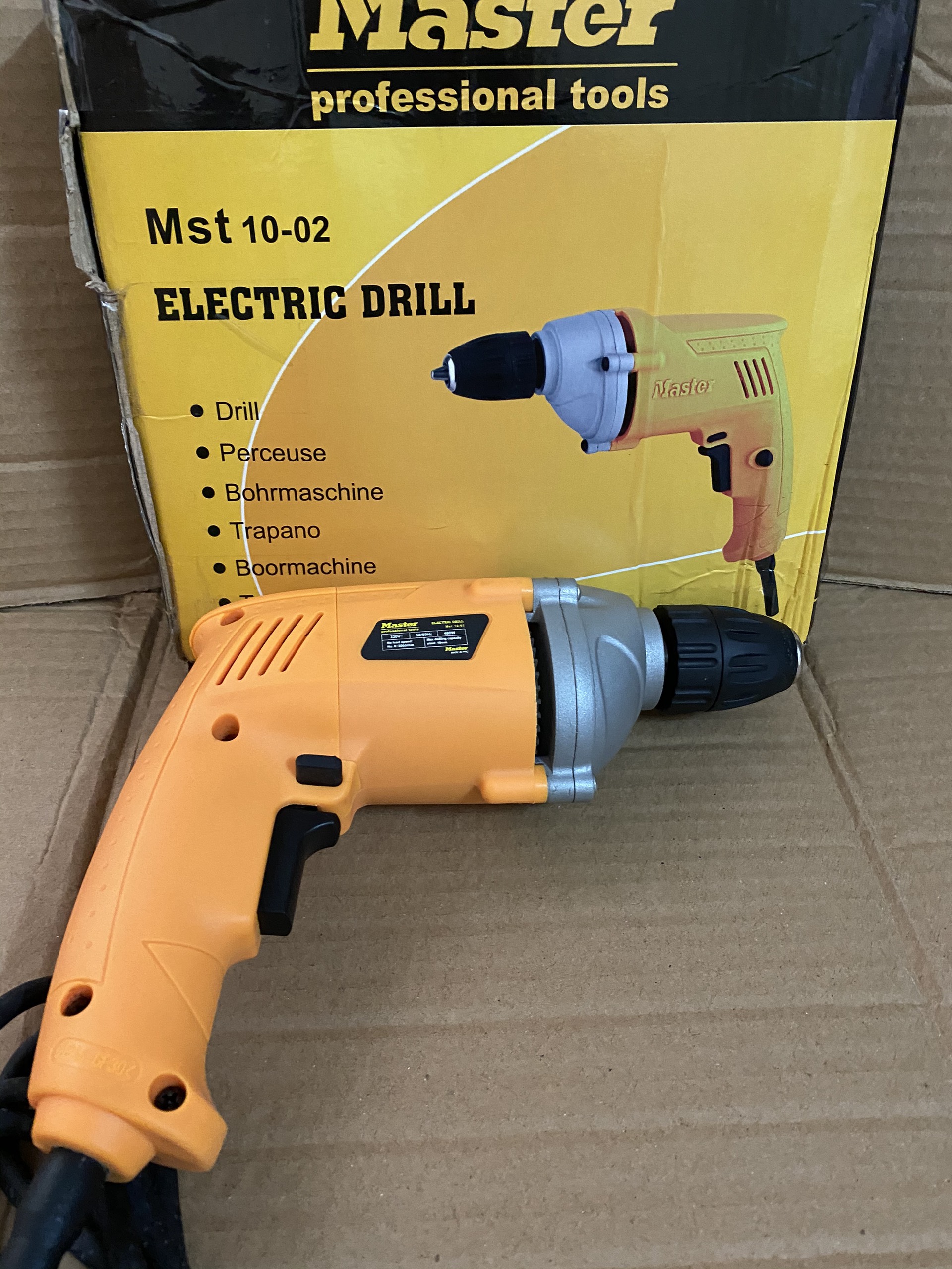 Máy khoan vàng Master đầu kẹp 10