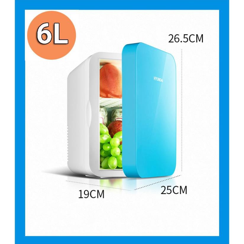 TỦ LẠNH MINI HUYNDAI 20L CHÍNH HÃNG - LOẠI 1. Bảo quản mỹ phẩm cao cấp (Sẵn hàng giao ngay 2h)