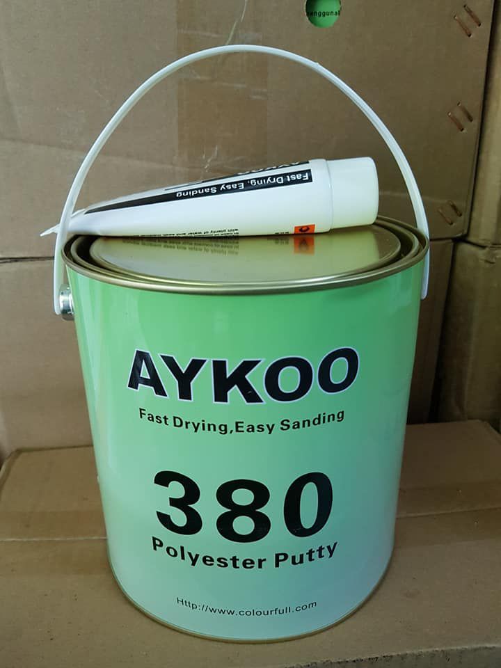 Bả Matit Aykoo 380 4kg Bột bả đa năng Aykoo 380, bột bả nền, keo bả sơn ô tô, sơn gỗ, sơn kim loại SONQUANGPHU8856
