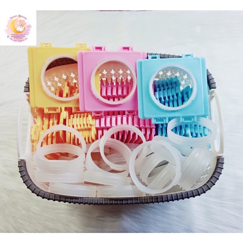 Cửa ống chui/Miếng kết nối/cố định ống chui (giao màu ngẫu nhiên) hamster