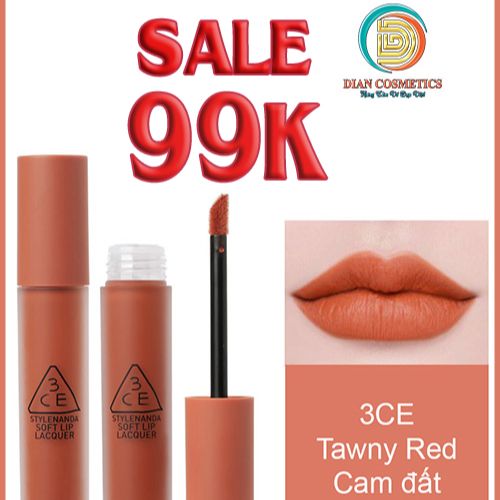 Son 3CE, Siêu Sale Hàng Mới Siêu Lì, có phiếu bảo hành chính Hãng