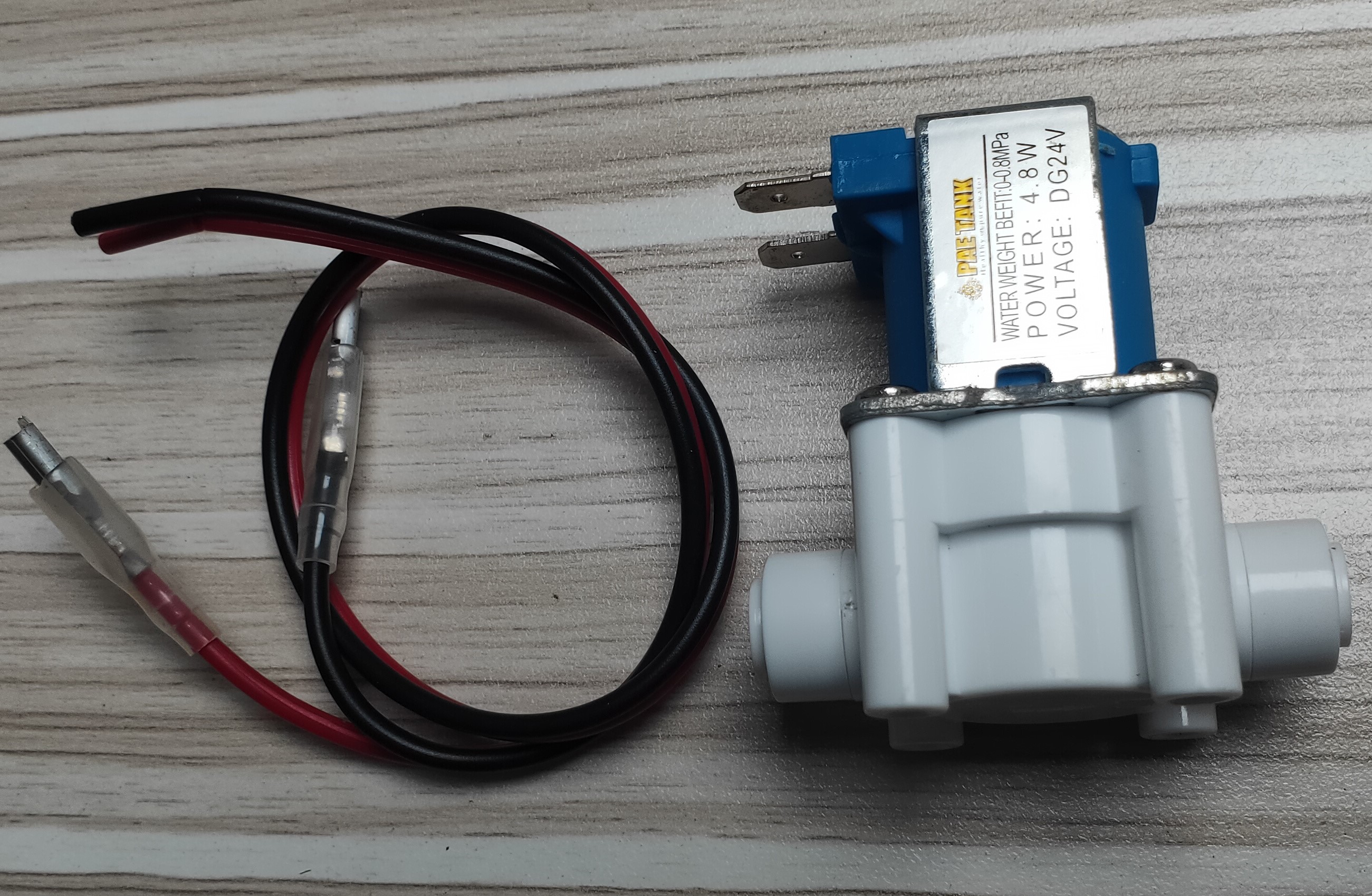 Van điện từ đúc 24v nối nhanh. van 24v máy lọc nước ro. điện từ máy lọc nước ro