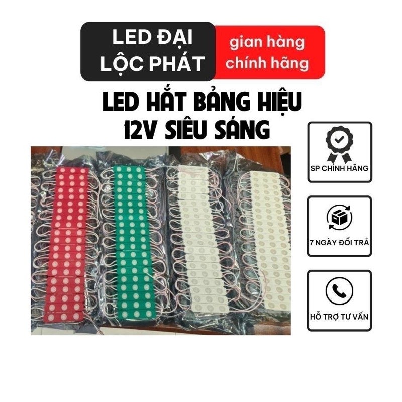Bóng đèn led hắt 3 bóng 12v siêu sáng chống nước, đèn led 3 mắt 12v trang trí cửa hàng ngoài trời