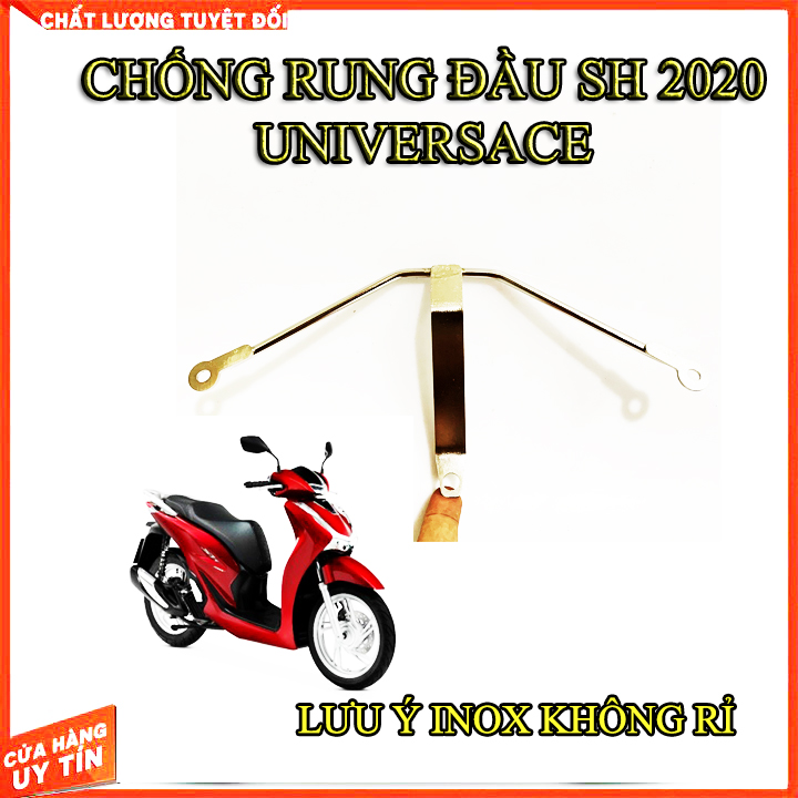 CHỐNG RUNG ĐẦU SH 2020 (INOX  TRẮNG)