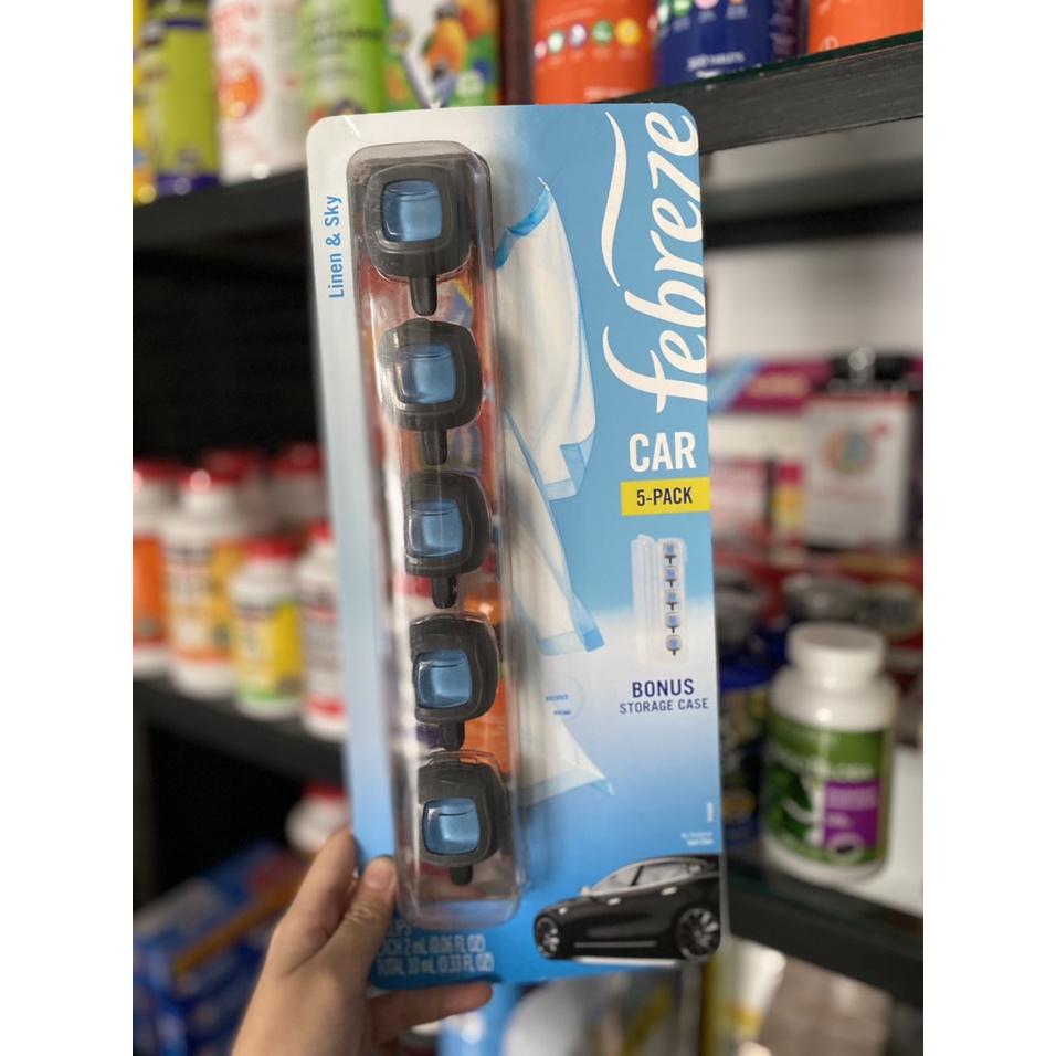 Nước hoa xe hơi febreze mỹ
