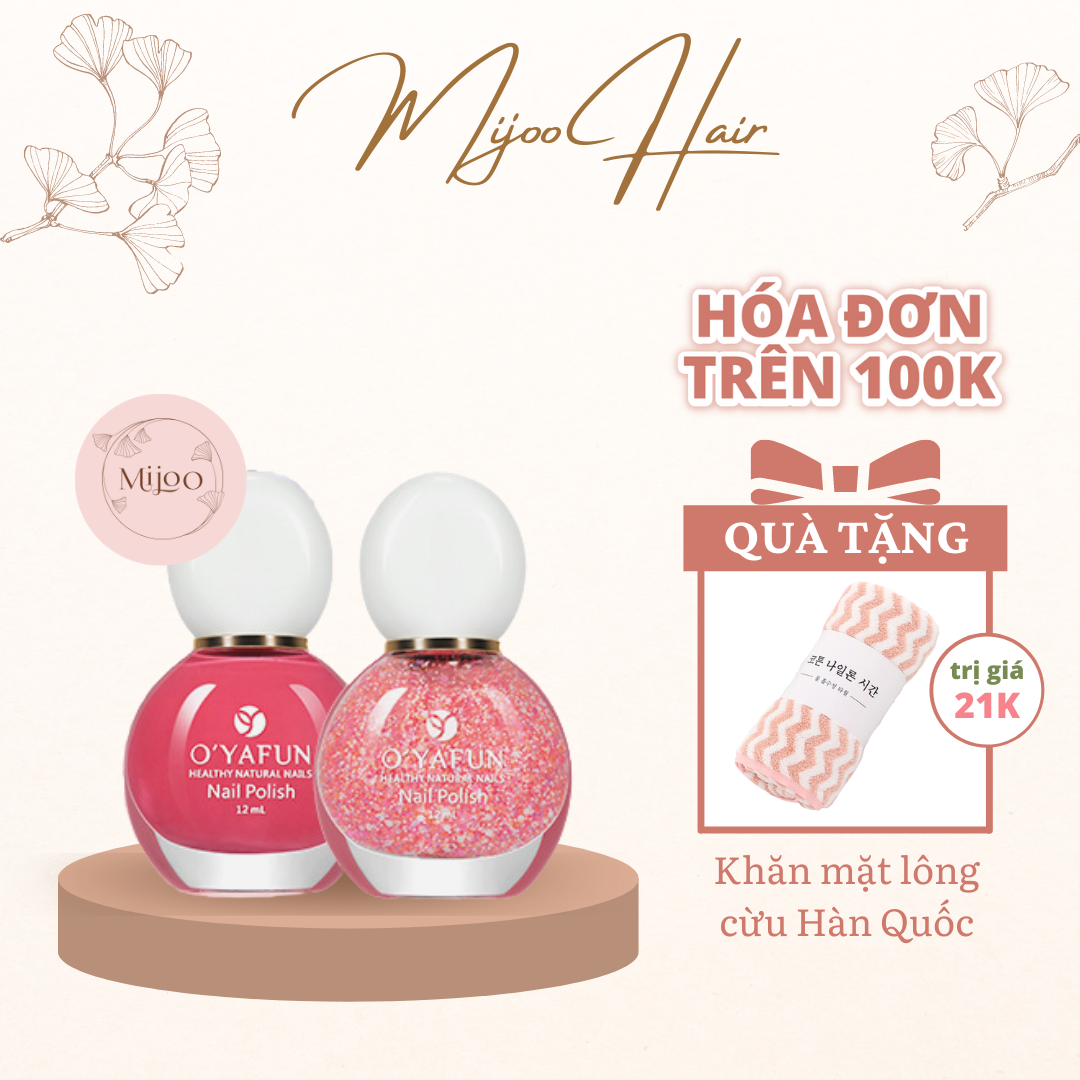 Sơn móng tay O'yafun nhanh khô không độc hại 12ml