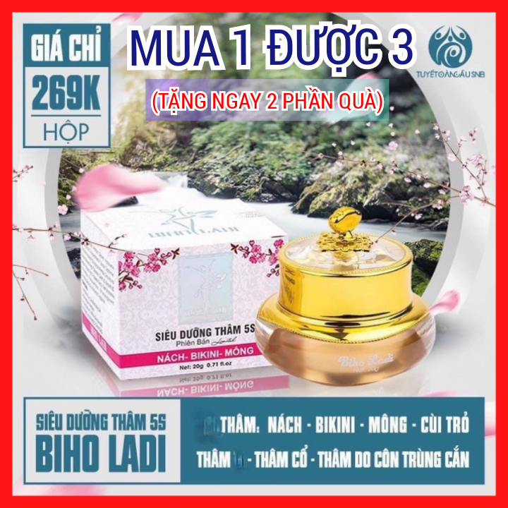 [HCM]Kem khử thâm bikini bẹn mông biho ladi chính hãng
