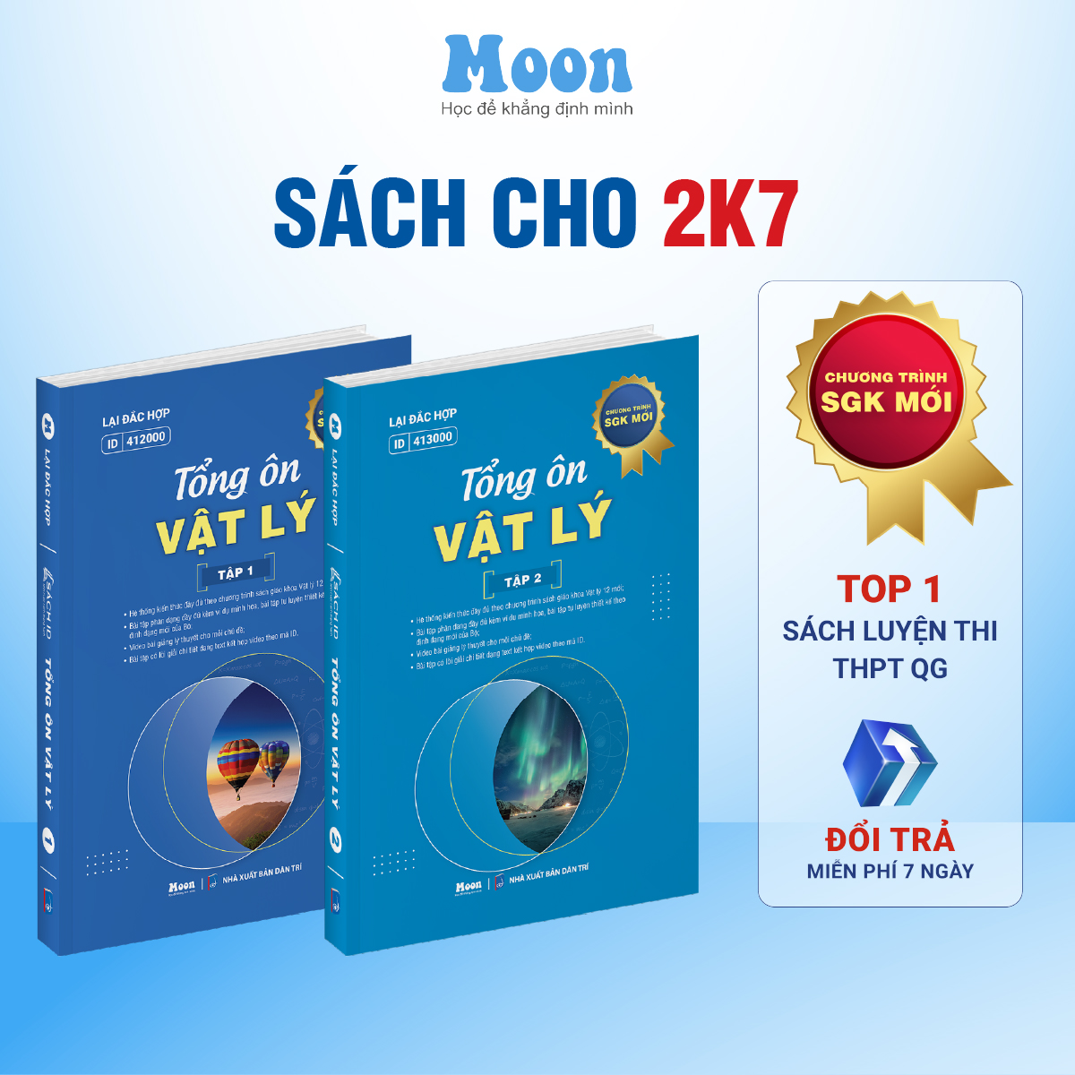 Sách Tổng Ôn Vật Lý lớp 12 Ôn Thi Thpt Quốc Gia Bản Mới Nhất Moonbook