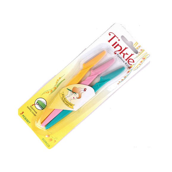 Dao cạo mày tinkle eyebrow razor - bộ 3