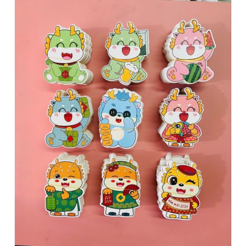Combo bao lì xì chibi hariboo tết 2024