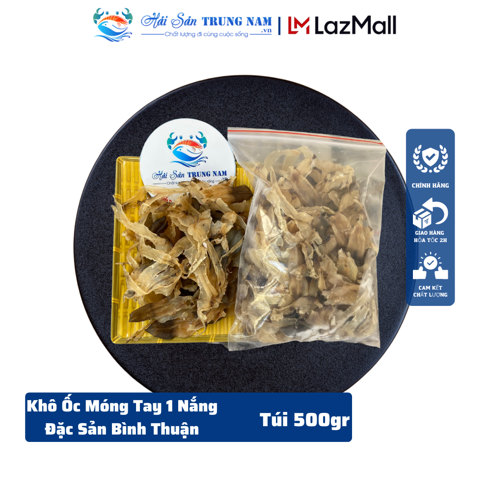 Khô ốc móng tay 1 nắng đặc sản bình thuận 1kg