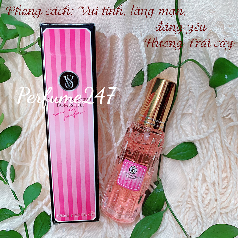 Nước hoa nữ mini cao cấp bomshel 20ml