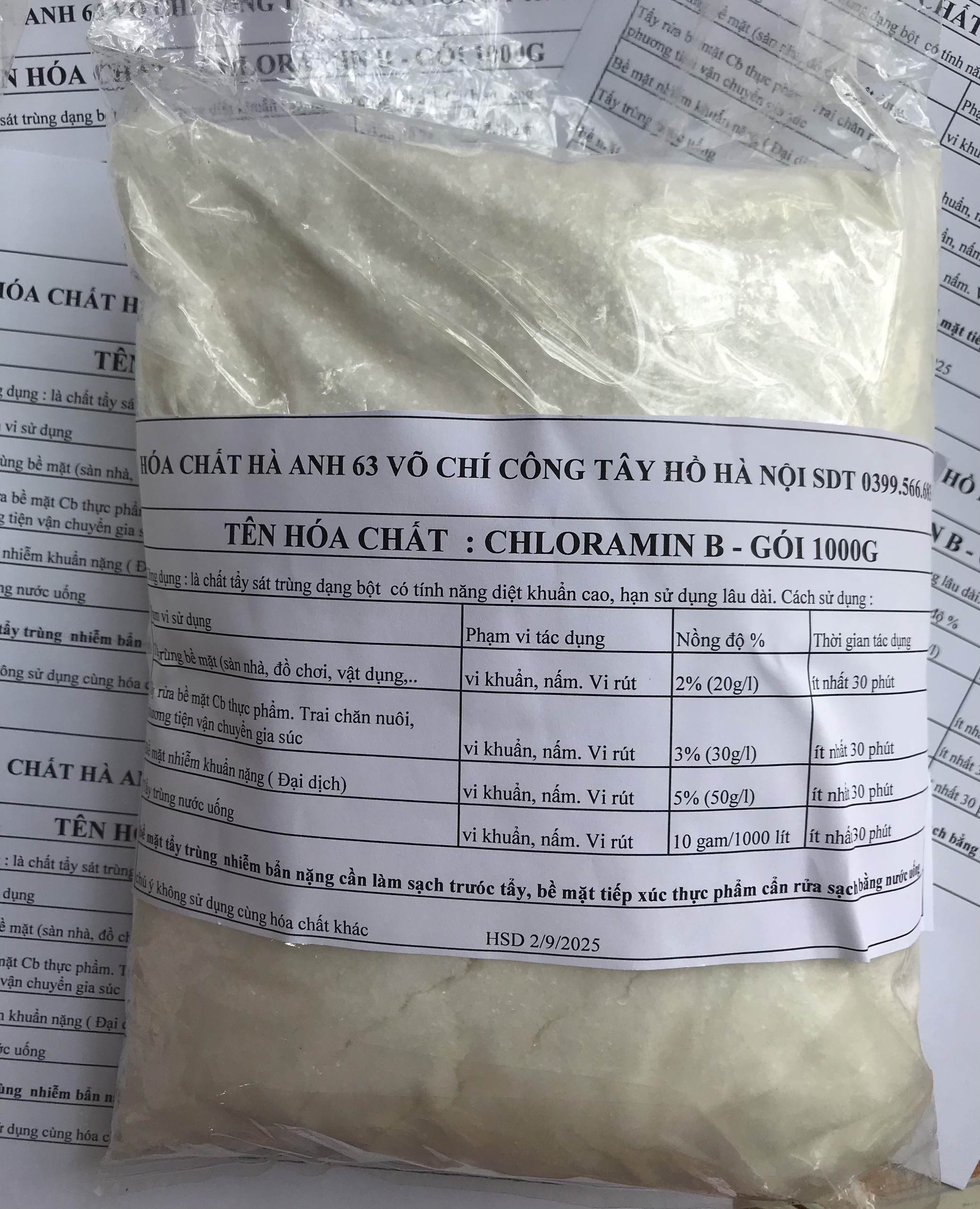 Cloramin b Trung Quốc  25