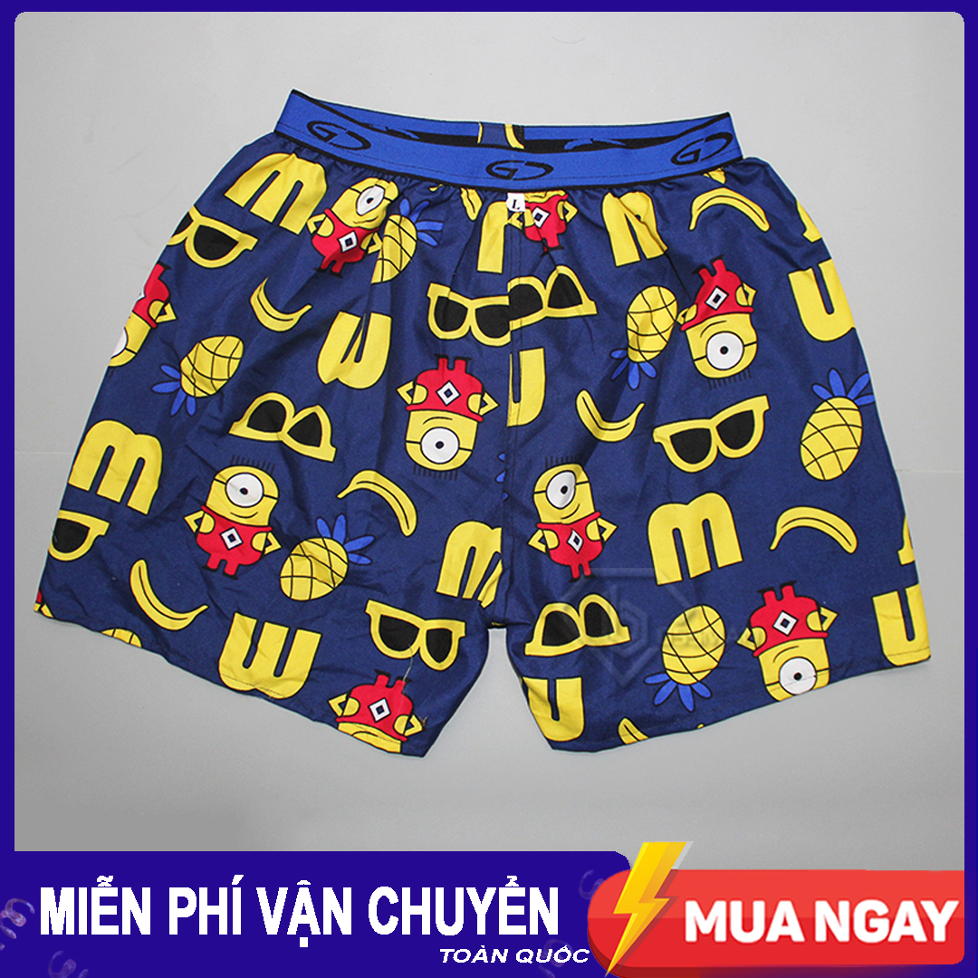 [HCM]Quần Đùi Nam - Quần Ngủ Nam - Mặc nhà - Mẫu Họa tiết BM05