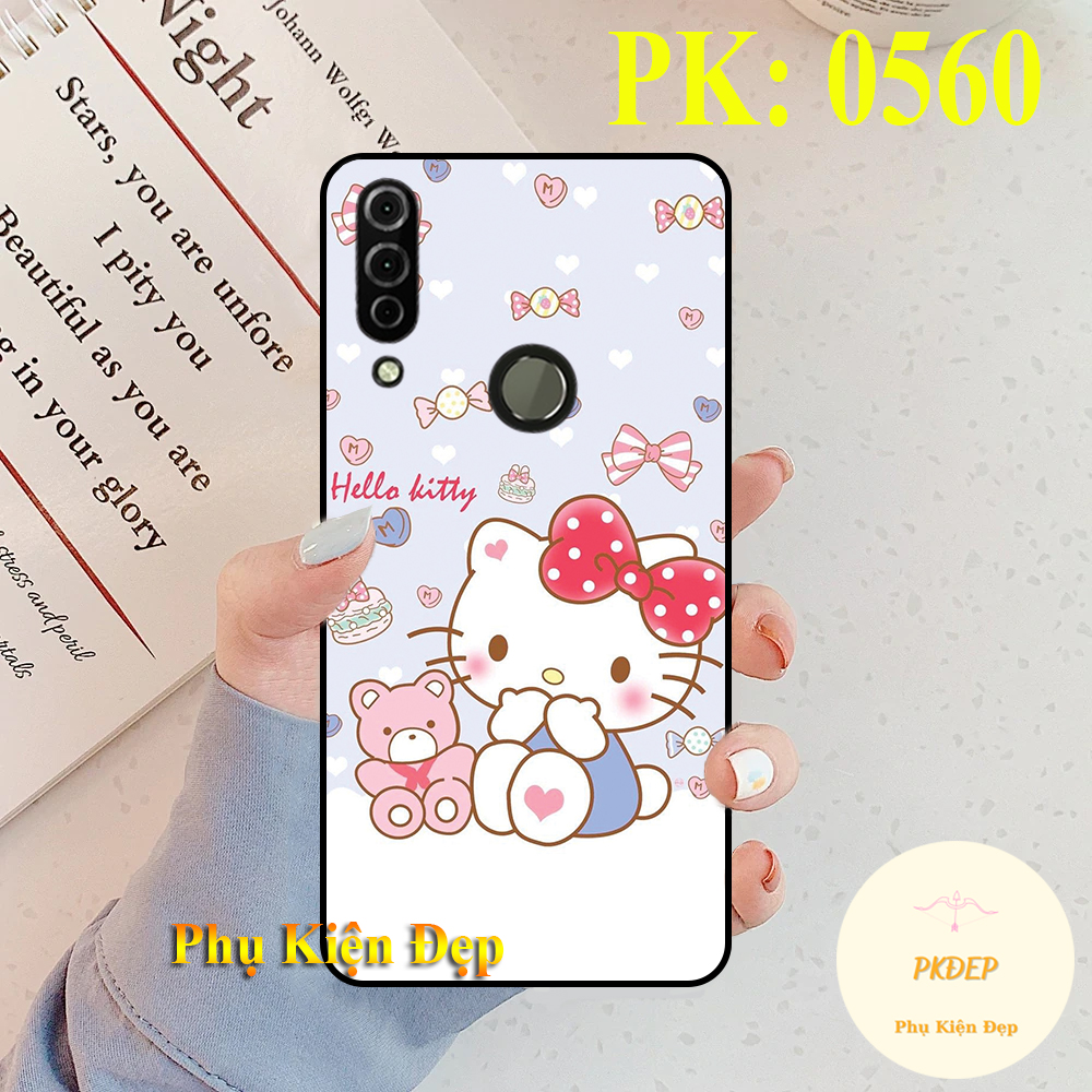 [HCM]Ốp lưng Vsmart Joy 3 dẻo đen in hình mèo hồng cute siêu dễ thương