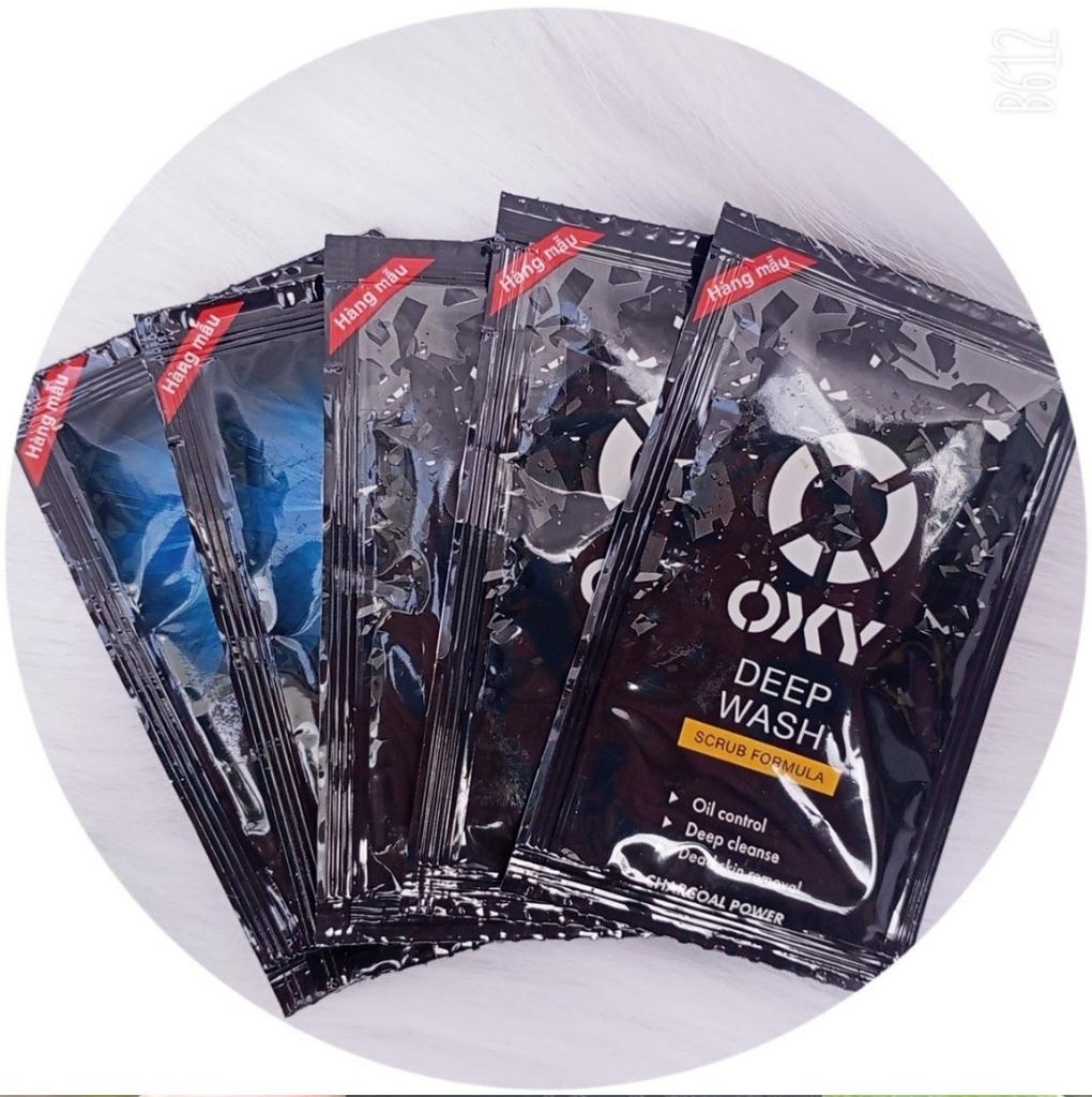 Combo 20 gói Sữa rửa mặt sạch sâu, ngừa mụn Oxy 3g*20