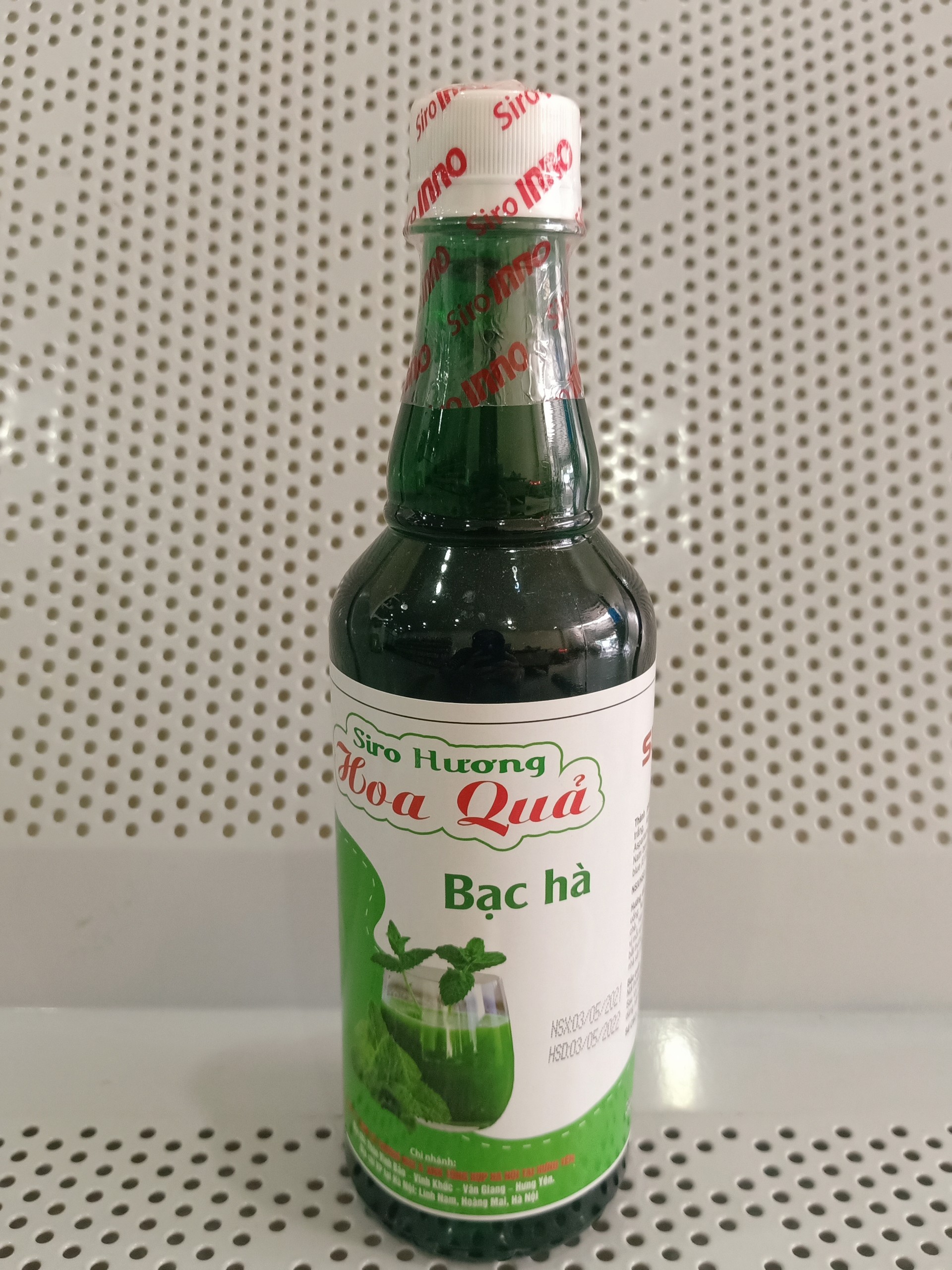 Siro hoa quả vị Bạc hà 600 ml