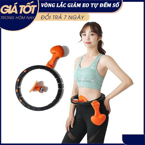 Vòng lắc eo, Vòng tập bụng,Vòng lắc eo đếm số vòng thông minh giúp giảm mỡ bụng hiệu quả, dụng cụ lắc giảm eo thông minh giá rẻ - vòng lắc eo mẫu mới giảm mỡ bụng có đồng hồ đếm số vòng- vòng lắc massage giảm mỡ bụng