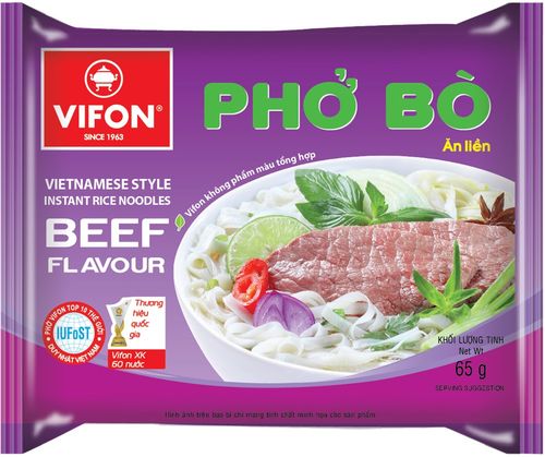 2 Phở Vifon Bò Gói 65G