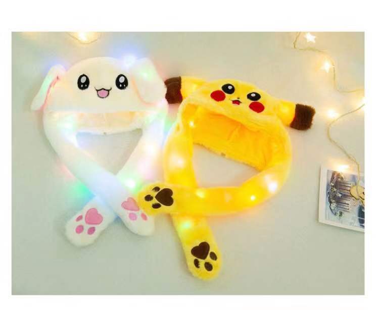 mũ tai thỏ giật cử động 2 tai hàng có sắn