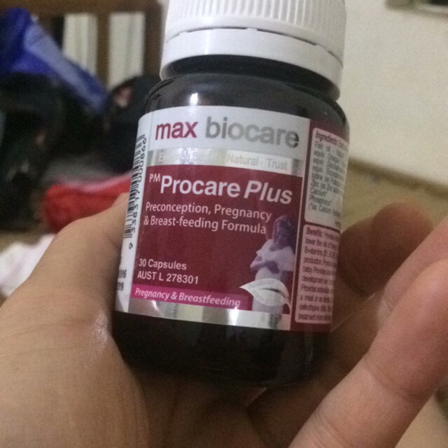 Bổ bà bầu pm procare plus chai 30 viên bổ sung vitamin và khoáng chất thiết yếu cho phụ nữ chuẩn bị mang thai mang thai và cho con bú