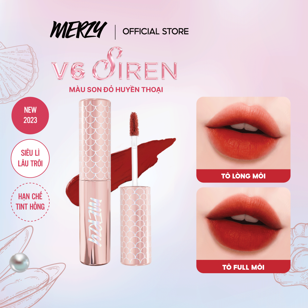 [V6 SIREN] Son Kem Lì Merzy The First Velvet Tint 4.5g