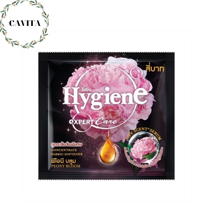 [FREESHIP] Combo 10 Dây Nước Xả Hygiene Đậm Đặc Thái Lan CAVITA lưu hương lâu, giúp mềm vải, không gây dị ứng, an toàn khi sử dụng (Màu Đen)