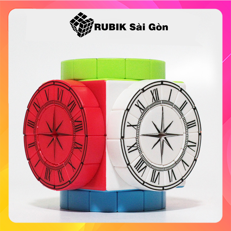 Rubik time machine numbers stickerless rubic cỗ máy thời gian có số la mã đồ chơi trí tuệ cho trẻ kích thích não bộ