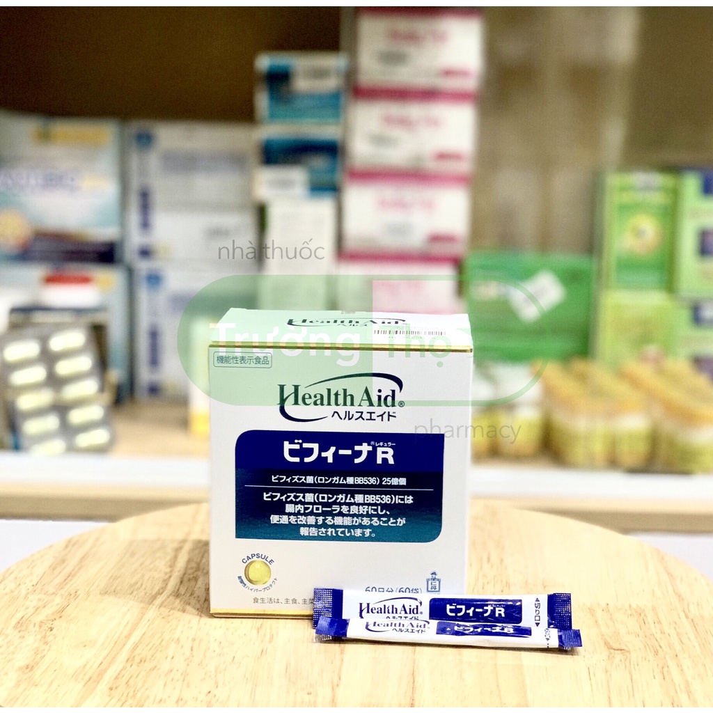 Men vi sinh - tiêu hóa sống bifina nhật bản, hộp r 60 gói cho cho trẻ em, người lớn, bà bầu, táo bón,tiêu chảy,đầy hơi