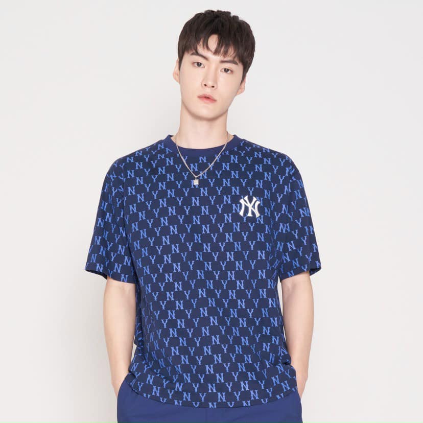 Áo phông mlb mono mega phiên bản màu mới. áo phông mlb ny unisex nam nữ