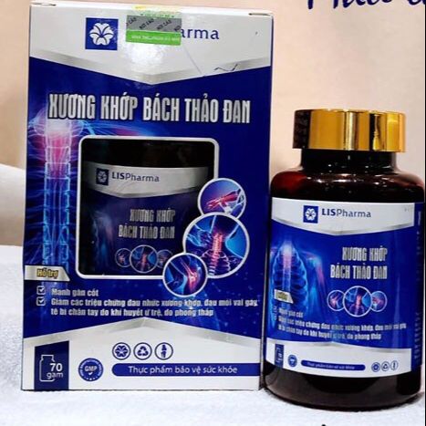 Viên xương khớp bách thảo đan,hỗ trợ giảm các triệu chứng đau nhức xương khớp-nhathuocanchi