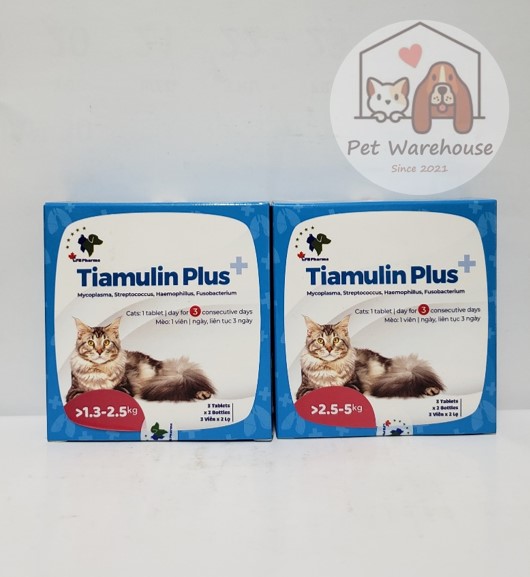 Tiamulin Plus dành cho mèo, hỗ trợ hô hấp