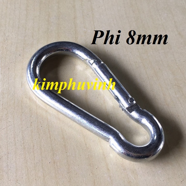 01 cái - phi 8mm móc an toàn - móc đai an toàn