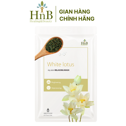 Mặt Nạ Dưỡng Trắng Thư Giãn My Skin Relaxing Mask Hoa Sen Trắng