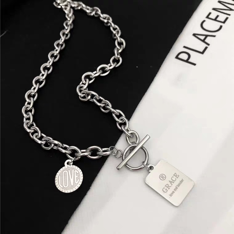 Dây chuyền Unisex dây xích cá tính - ACN36