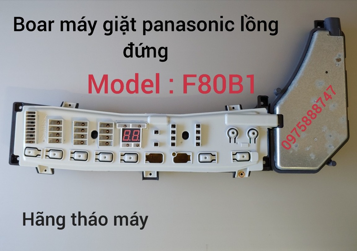 Bo máy giặt panasonic lồng đứng . model : f80b1