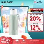 Bình giữ nhiệt Dual Sip 750ml Sunhouse  KS-TU750DG - Inox 316 cao cấp - Giữ nhiệt tới 10h - Cốc uống tiện lợi