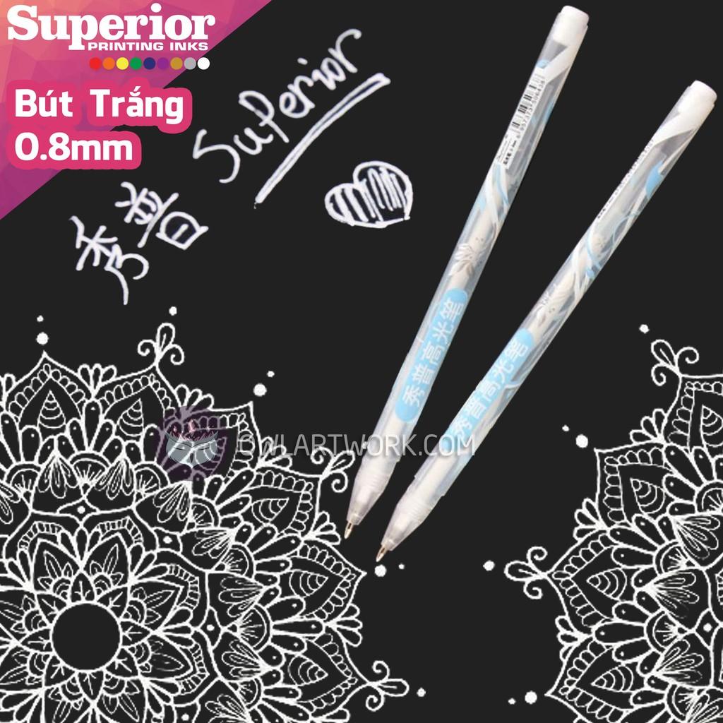 Bút gel trắng Superior