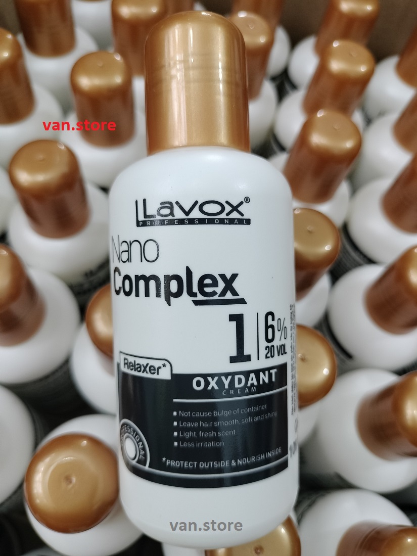 Oxy Siêu Dưỡng Trợ Nhuộm Tóc Lavox Nano Complex 100ml / Oxy Lavox Quickolor 100ml