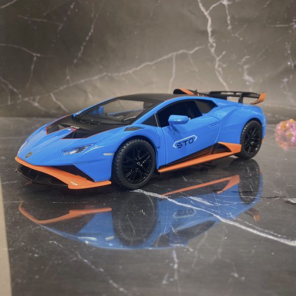 Xe mô hình Lamborghini Huracan STO 1:24 Jinlifang