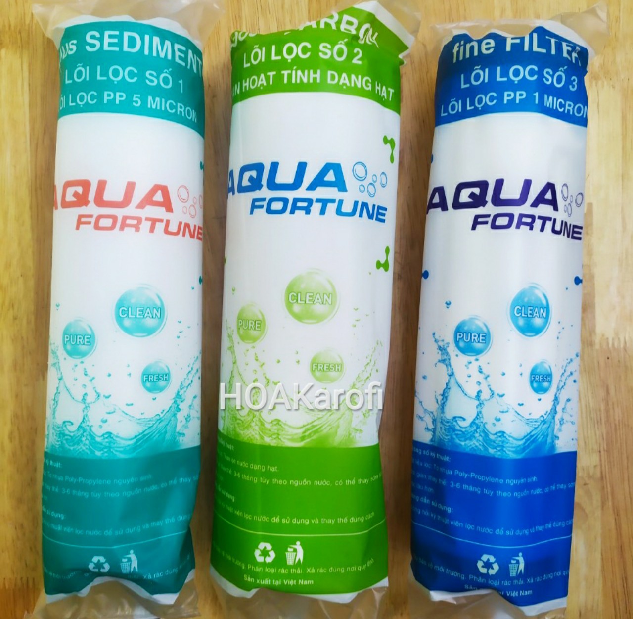 Lõi Lọc Nước Aqua Fortune Số 2 Dùng Cho Các Dòng Máy Lọc Nước RO