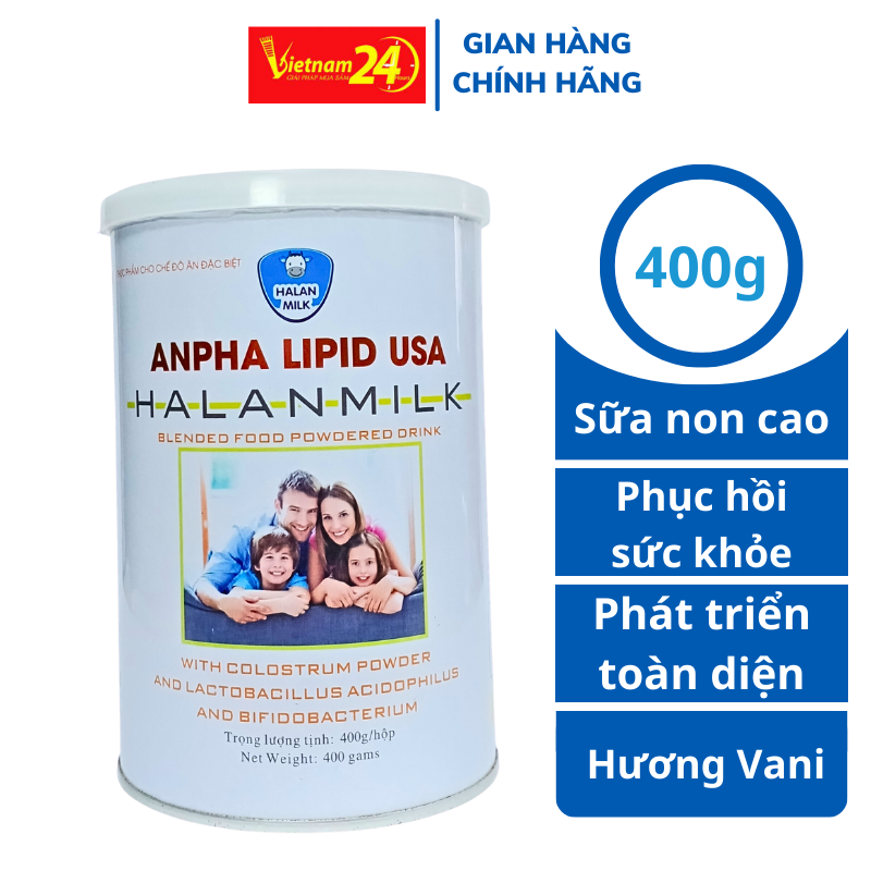 Sữa Alpha Lipid USA 400g- VIETNAM24h - Tăng cường sức đề kháng