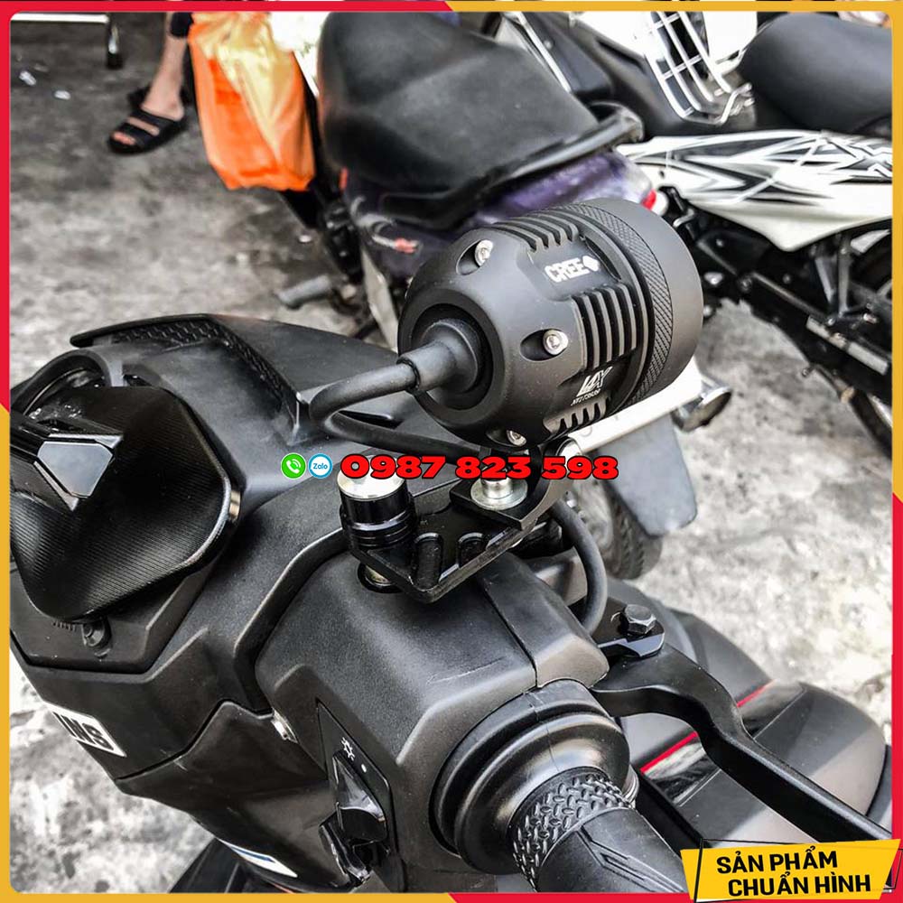 Pát l4 gắn chân gương đèn trợ sáng