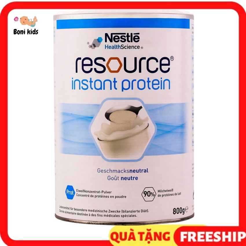 Sữa  bột dành cho người Tiểu Đường Đức NESTLE RESOURCE INSTANT PROTEIN 800gr Cho Người Tiểu Đường, Ăn Kiêng bồi bổ sức khoẻ ổn định đường huyết hiệu quả