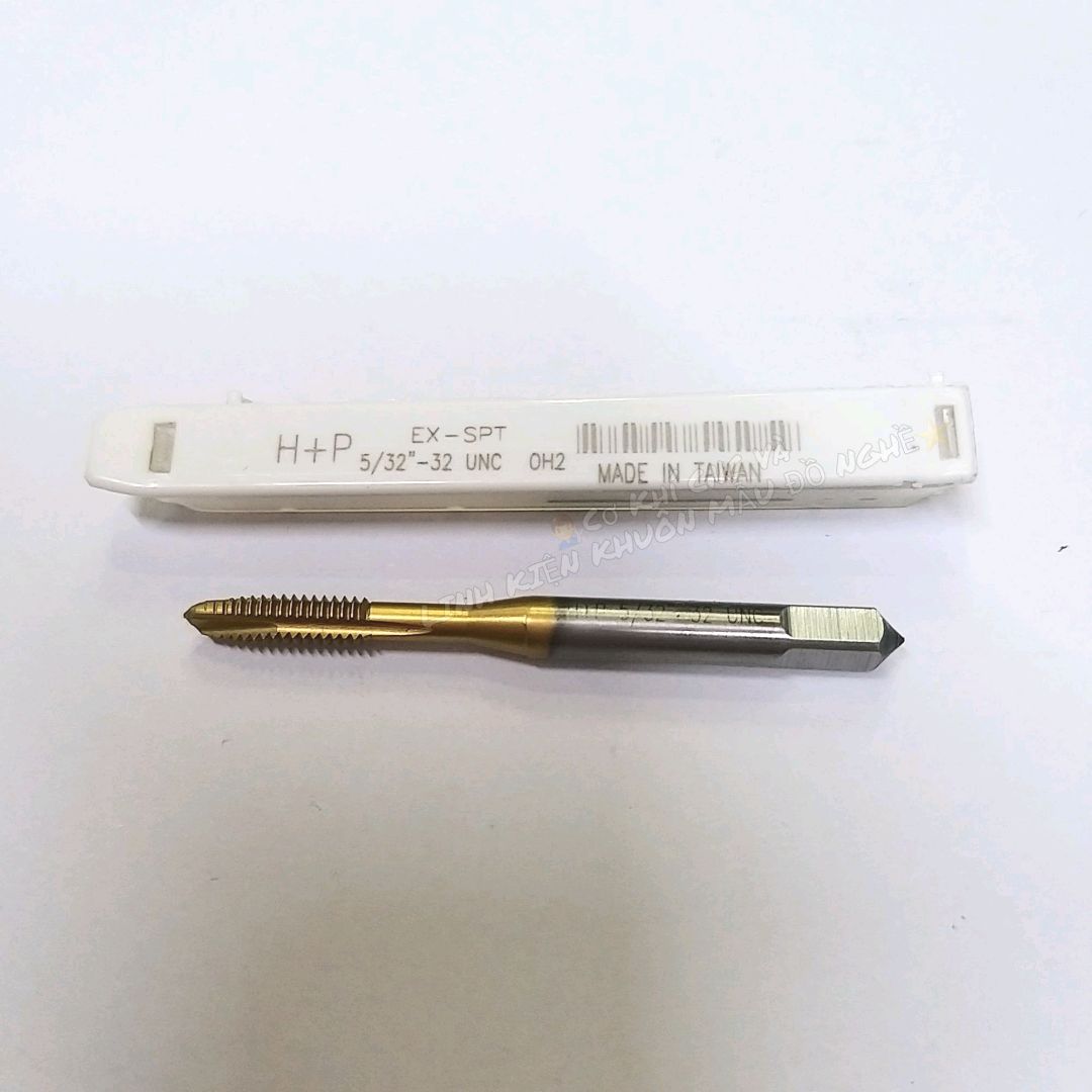 Mũi taro h+p vàng thẳng m5/32-32unc