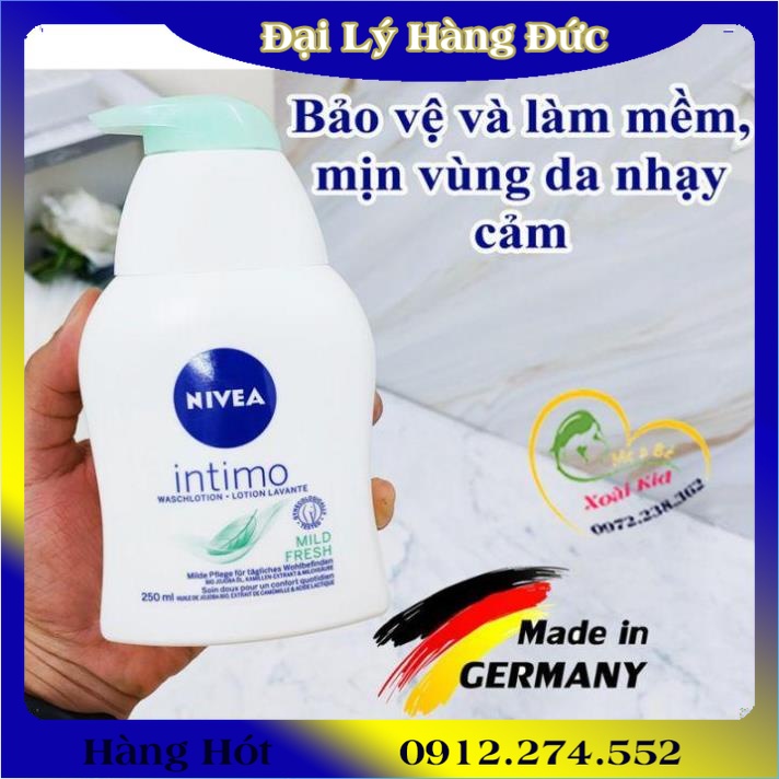 Dung dịch vệ sinh phụ nữ nivea đức 250ml