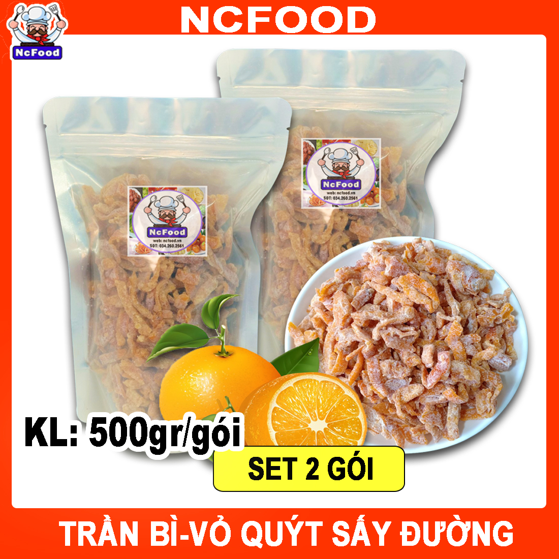 Trần bì - vỏ quýt sấy đường
